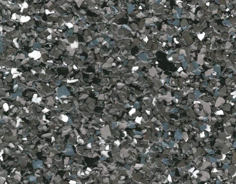 Midnight Granite epoxy flake flooring colour