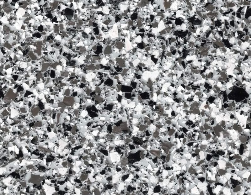 Smoke Grey epoxy flake flooring colour